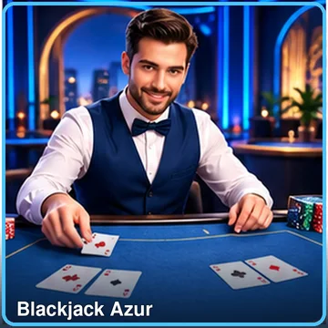 Blackjack Azur — illustration de jeu DudeSpin Casino