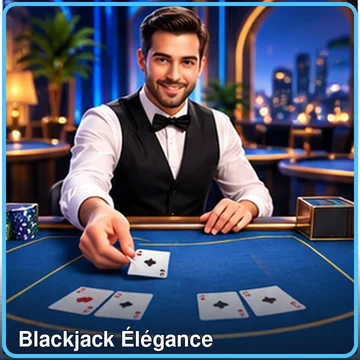 Blackjack Élégance — illustration de jeu DudeSpin Casino