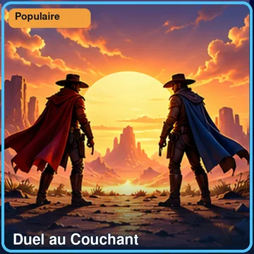 Duel au Couchant — illustration de jeu DudeSpin Casino