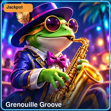 Grenouille Groove — illustration de jeu DudeSpin Casino